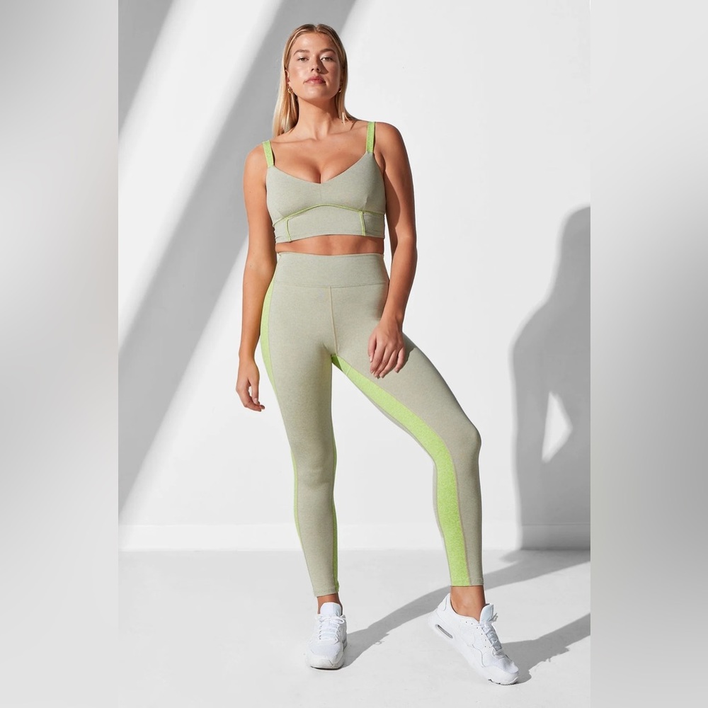 NWOT - Noli Yoga Set - Lime Tempo Size Small 2-4